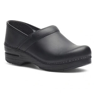 Dansko Professional Black Cabrio leather clogs women size 39